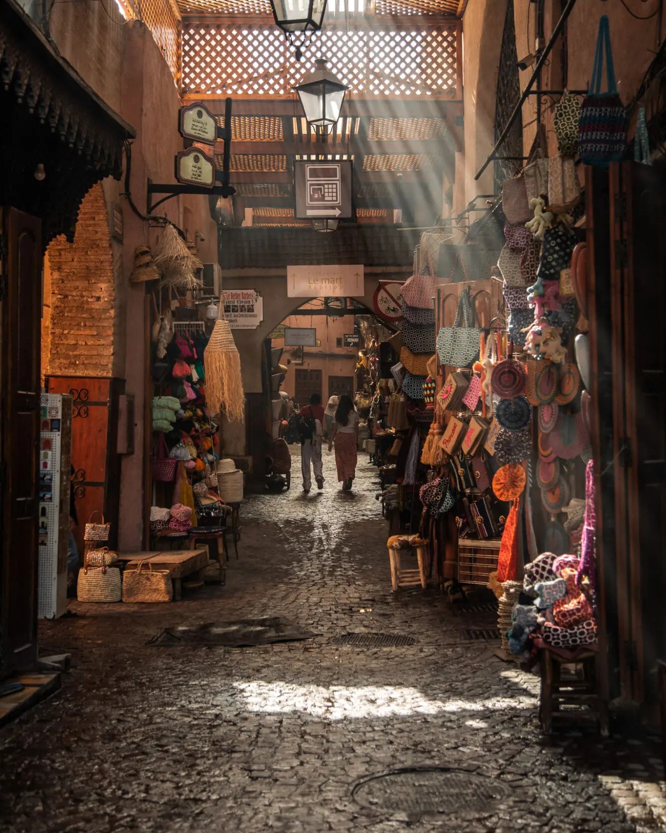 Exploring a Marrakech medina alley