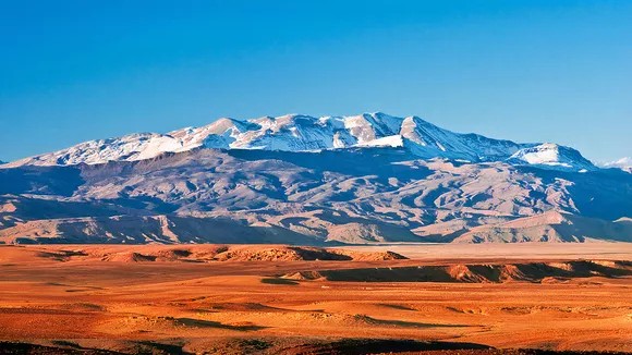 Atlas Mountains and open trail
